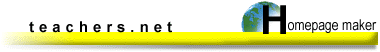 Teachers.Net Homepage Maker