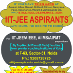 Profile picture of IIT-JEE ASPIRANTS for IIT-JEE/AIEEE, AIIMS/AIPMT Preparations